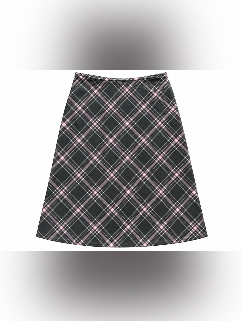 Plaid midi skirt 18